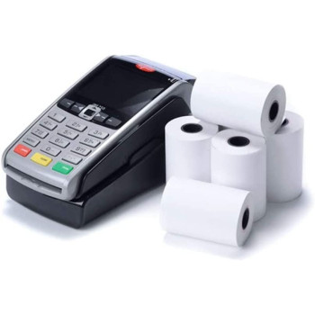 Thermal Cash Rolls, White, 57Mmx40Mm (For Use With Credit Card Machines) - 100 Rolls (100)