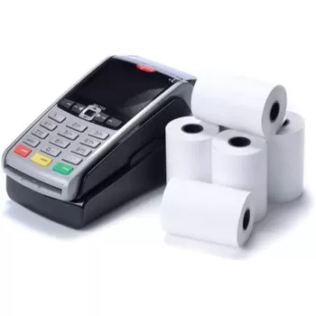 Thermal Cash Rolls, White,...