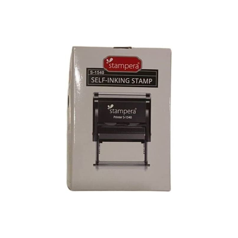 Automatic Self Inking Stamp Red Ink Word Received