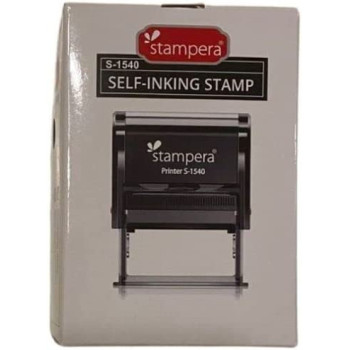 Automatic Self Inking Stamp Red Ink Word Posted