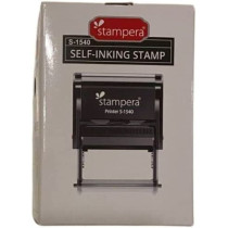 Automatic Self Inking Stamp Red Ink Word Paid