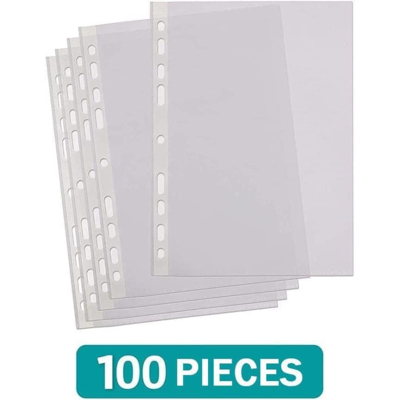 Sheet Protector A4 80 Micron Poly Bag Of 100 Pc