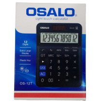 Os-12T Light Touch Calculator 12 Digits Desktop Calculator- Osalo