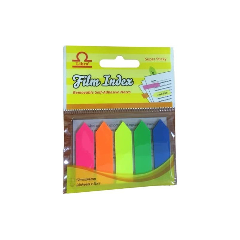 Index Tabs, 125 Pcs X 3 Pkt (1.2 X 4.4 Cm) Sticky Index Tabs For Notes, Books And Classify Files