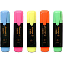 Highlighter Pack Of 5 Different Color - Blue,Green,Pink,Yellow,Orange - Flamingo