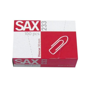 Sax Paper Clip-233-1X10Pkt 100 Clips