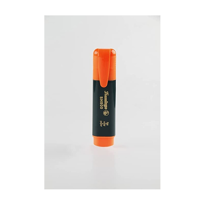 Flamingo Highlighter (Orange), Pack of 10 Pcs