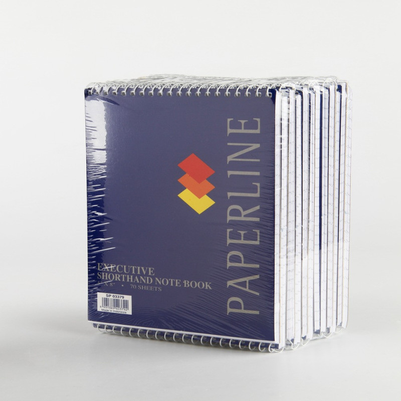 Paperline  Pack Of 10 Executive Shorthand Notebook [5"X8" - 70 Sheets] 