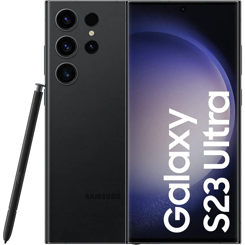 Samsung Galaxy S23 Ultra 256GB Phantom Black 5G Dual SIM, 1 Year Warranty