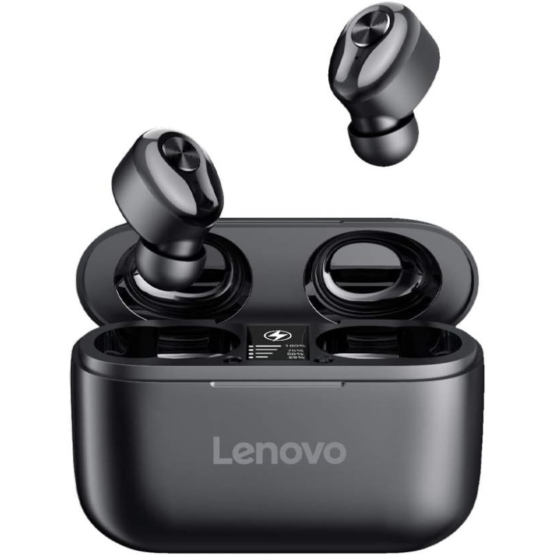 Lenovo True Wireless Stereo In-Ear Earphone Ht18 (Black)