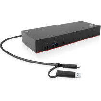 Lenovo 40Af0135Uk Thinkpad Hybrid Usb-C With Usb-A Dock - Docking Station - Usb-C - Gige - 135 Watt - Gb - For Thinkpad