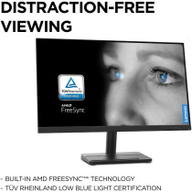 Lenovo L27E-30 27-Inch Ips Fullhd 75Hz Monitor 3 Side Edgeless With Hdmi,Vga Black-66Bekac2Uk