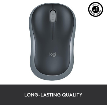 Logitech Wireless Mouse M185 - Swift Gray