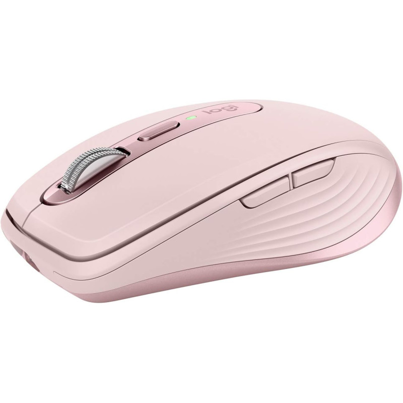 Logitech Mx Anywhere 3 Compact Wireless Performance Mouse, Any Surface, Portable, 4000Dpi - Rose