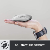 Logitech Mx Anywhere 3 Compact Wireless Performance Mouse, Any Surface, Portable, 4000Dpi - Rose