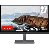 Lenovo L27I-30 27 Inch FHD Monitor (Ips, 4Ms, Up To 75 Hz, HDMI + VGA, Amd Freesync) - Raven Black