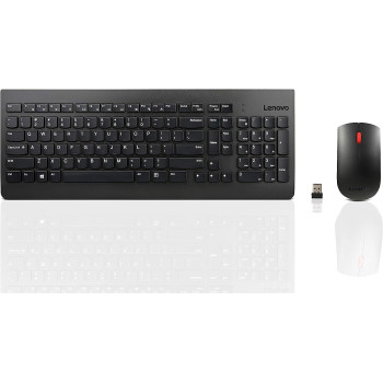 Lenovo 510 Wireless Keyboard Mouse Combo, 2.4 Ghz Nano Usb Receiver, 1200 Dpi Optical Mouse, Gx30N81775, Black