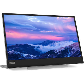 Lenovo L15 Portable Monitor 15.6 Inch 1080P Full Hd Ips Screen For Laptop With Usb-C/Type-C Connector Black