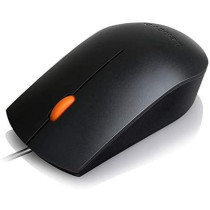 Lenovo 300 Usb Combo, Full-Size Wired Keyboard, Mouse, Ergonomic, Left Or Right Hand Mouse, Optical Mouse, Gx30M39606, Black