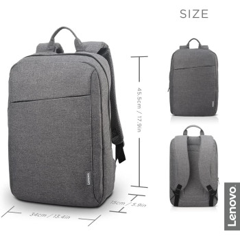 Lenovo B210 Backpack For 15.6 Inch Laptops, Lightweight And Water Repellent Rucksack Green