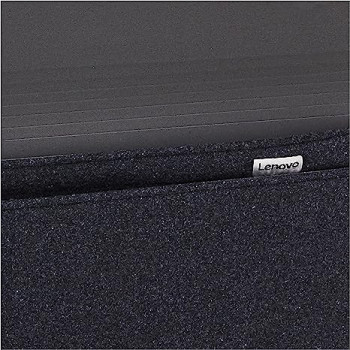 Lenovo Yoga Laptop Sleeve For 14-Inch Computer, Leather And Wool Felt, Magnetic Closure, Gx40X02932, Black