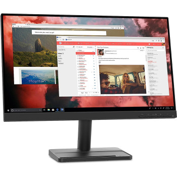 Lenovo L22E-30 21.5-Inch Monitor, Fhd Va Panel, Freesync, 3-Side Nearedgeless, 75Hz, 4Ms, Hdmi, Vga, Anti-Glare, Flicker Free
