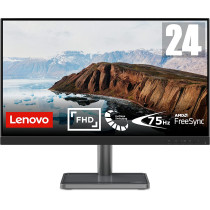Lenovo L24I-30 24 Inch Full Hd (1080P) Monitor (Ips Panel, 75Hz, 4Ms, Hdmi, Vga, Amd Freesync) - Raven Black