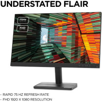 Lenovo L24I-30 24 Inch Full Hd (1080P) Monitor (Ips Panel, 75Hz, 4Ms, Hdmi, Vga, Amd Freesync) - Raven Black