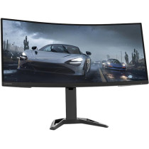 Lenovo 34 Inch Curved Wide Qhd Va 165Hz 0.5Ms Gaming Monitor With Hdmi 2.0,Dp,Raven Black G34W-30