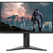 Lenovo G24-20 24 Inch Fhd (1080P) Gaming Monitor (Ips Panel, 144Hz, 0.5Ms, Hdmi, Dp) - Raven Black