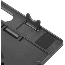 Lenovo 2-In-1 Laptop Stand, Ergonomic, 10 Adjustable Tilt Angles, Ventilated, Non-Slip, Portable, Gxf0X02619, Black