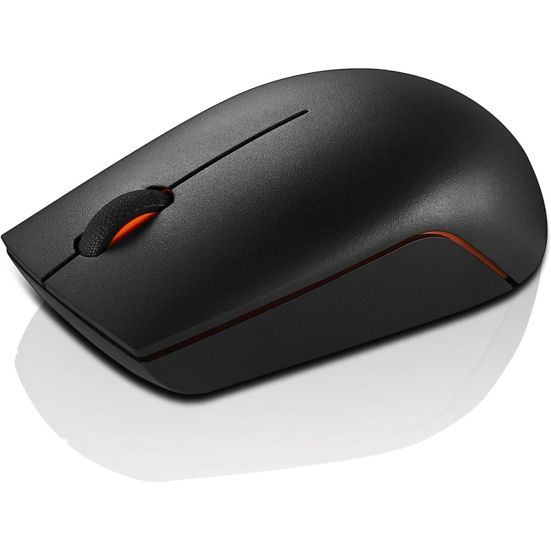 Lenovo 300 Wireless Compact Mouse, Black, 1000 Dpi, Ultra-Portable Design, Up To 12 Months Battery Life, Gx30K79402