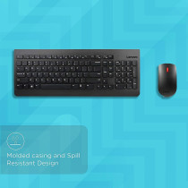 Lenovo 510 Wireless Combo Keyboard Mouse - Us English (103P) Gx30N81776 - Black