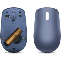 Lenovo 530 Wireless Mouse With Battery, 2.4Ghz Nano Usb, 1200 Dpi Optical Sensor, Ergonomic For Left Or Right Hand, Lightweight, Gy50Z18986, Abyss Blue