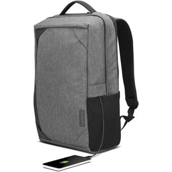 Lenovo 15.6 Laptop Urban Backpack B530, Fits Up To 15.6 Inch Laptops, Water Repellent Material, On The Go Charging, Gx40X54261, Charcoal, Gray
