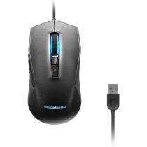 Lenovo Ideapad M100 Gaming Mouse, Optical Sensor, Adjustable Resolution To 3200 Dpi, GY50Z71902, Black