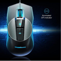 Lenovo Ideapad M100 Gaming Mouse, Optical Sensor, Adjustable Resolution To 3200 Dpi, GY50Z71902, Black
