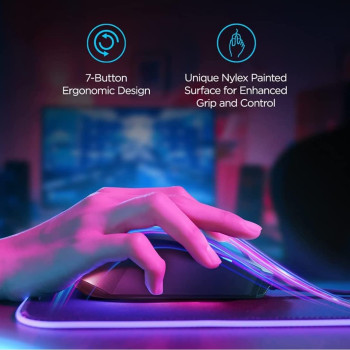 Lenovo Ideapad M100 Gaming Mouse, Optical Sensor, Adjustable Resolution To 3200 Dpi, GY50Z71902, Black