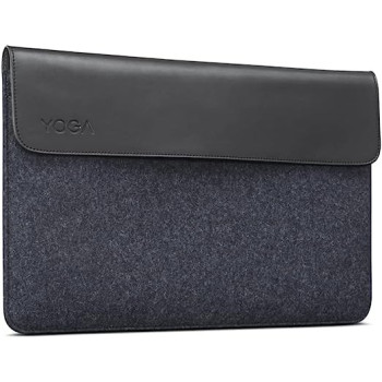 Lenovo Yoga Sleeve For 15 Inch Notebooks And Detachable Laptops Leather And Wool Felt, Black