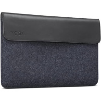 Lenovo Yoga Sleeve For 15 Inch Notebooks And Detachable Laptops Leather And Wool Felt, Black