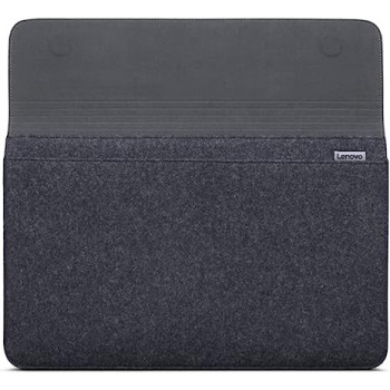 Lenovo Yoga Sleeve For 15 Inch Notebooks And Detachable Laptops Leather And Wool Felt, Black