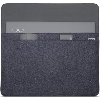 Lenovo Yoga Sleeve For 15 Inch Notebooks And Detachable Laptops Leather And Wool Felt, Black