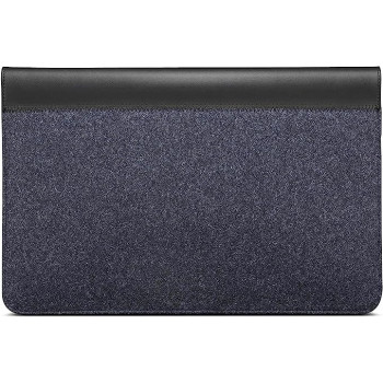 Lenovo Yoga Sleeve For 15 Inch Notebooks And Detachable Laptops Leather And Wool Felt, Black