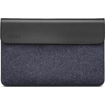 Lenovo Yoga Sleeve For 15 Inch Notebooks And Detachable Laptops Leather And Wool Felt, Black