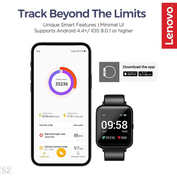 Lenovo Smart Watch S2-Black