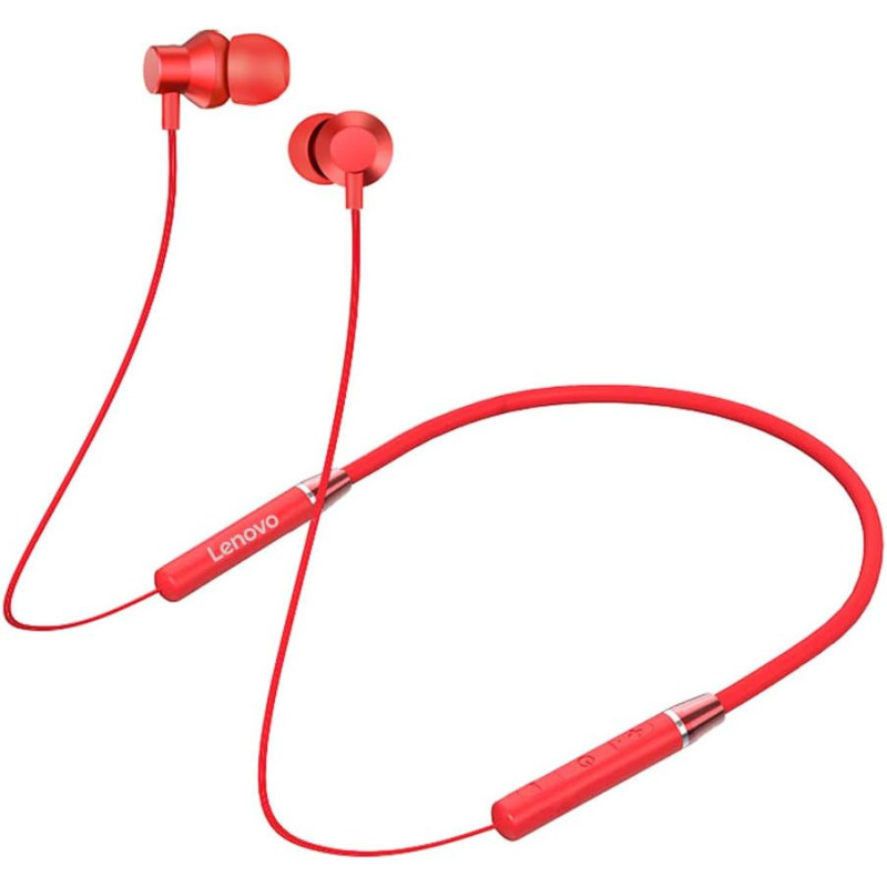 Lenovo Wireless Neckband Earphone He05 (Red)