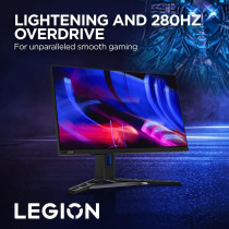 Lenovo Legion Y25-30 24 Inch Full Hd (1080P) Gaming Monitor (In-Plane Switching Panel, 240Hz, 1-4Ms) - Raven Black