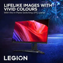 Lenovo Legion Y25-30 24 Inch Full Hd (1080P) Gaming Monitor (In-Plane Switching Panel, 240Hz, 1-4Ms) - Raven Black