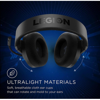 Lenovo Legion H200 Gaming Headset Gxd1B87065, Black