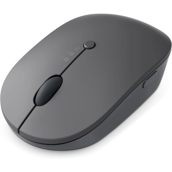 Lenovo Go Multi-Device Wireless Mouse, 2.4Ghz Nano Usb-C Receiver, Qi Wireless Charging, Ambidextrous, Gy51C21211, Grey